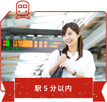 駅５分以内